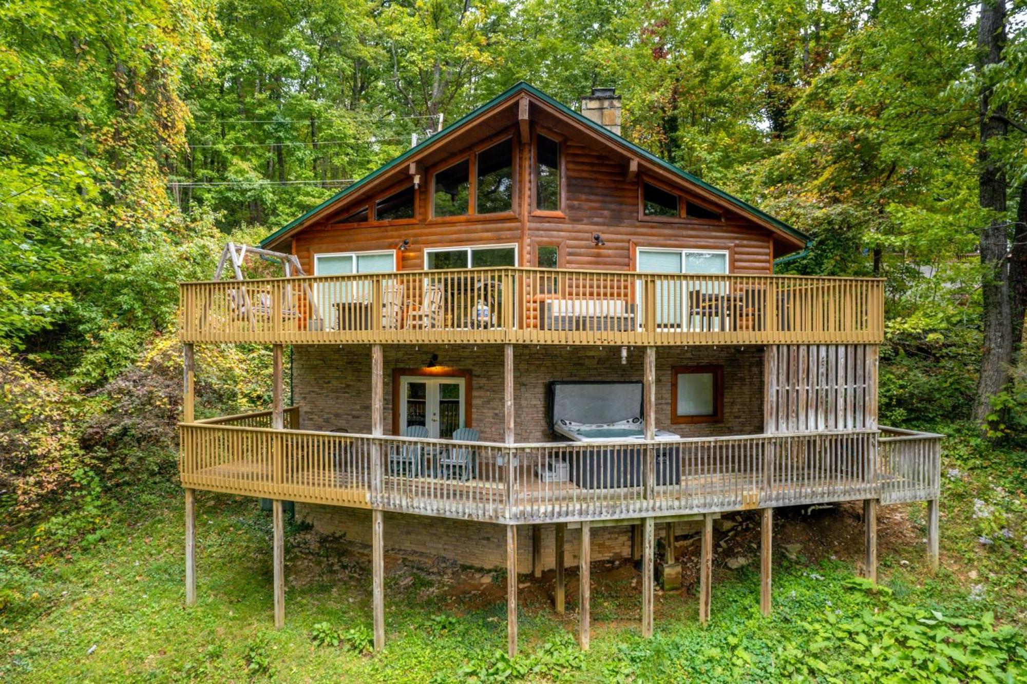 Grand Ole Chalet - Mt Viewsfireplacefirepitarcade Gatlinburg Buitenkant foto